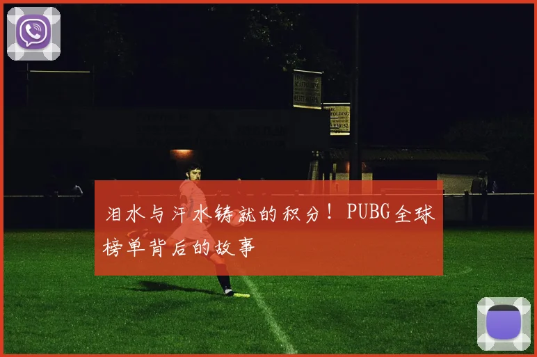 泪水与汗水铸就的积分！PUBG全球榜单背后的故事